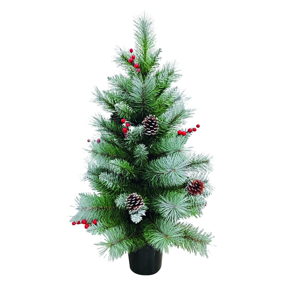 Mobil Digital műfenyő bogyókkal "G" 90 cm  1. kép