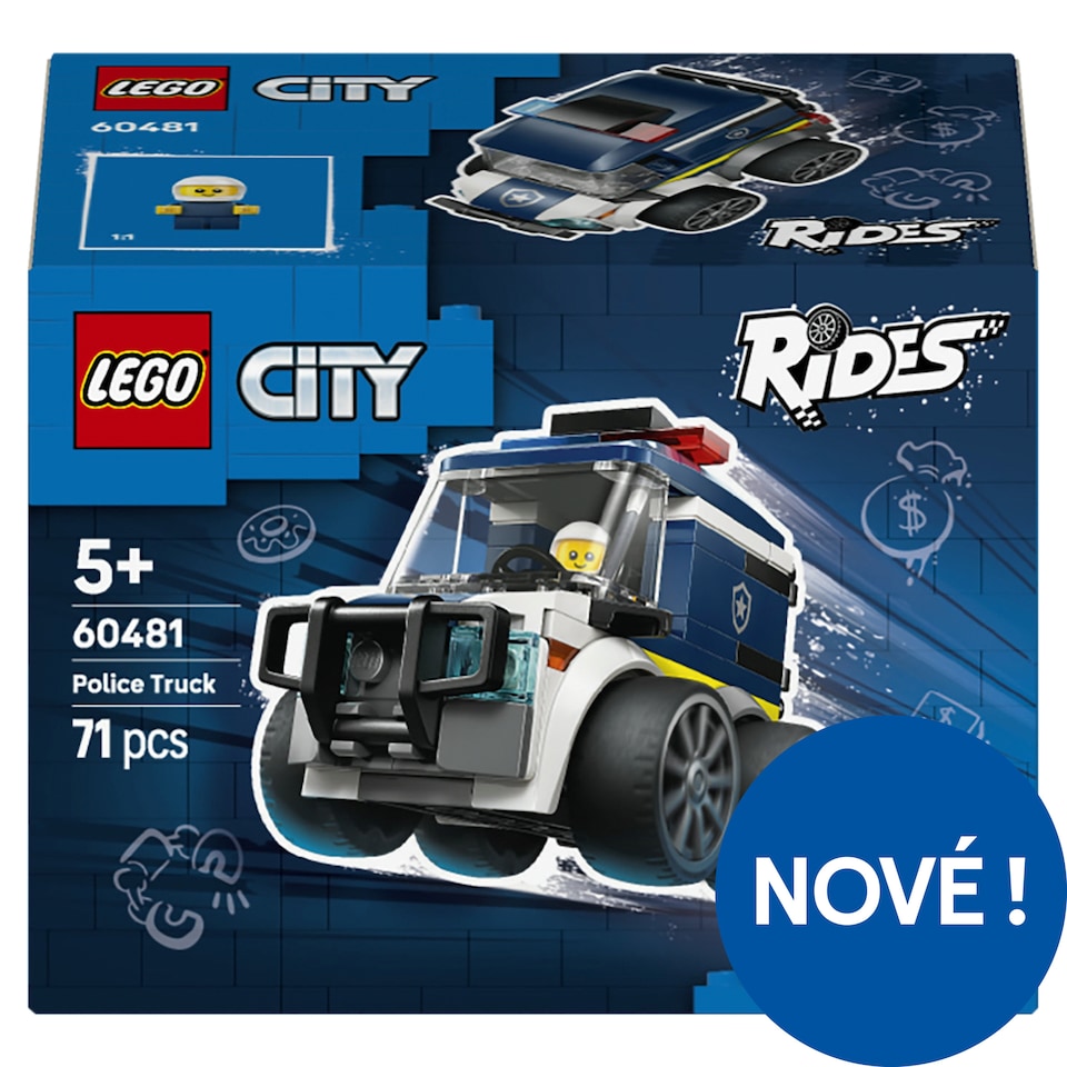 LEGO City 60481 Rides - Police Truck