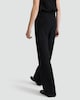 image 3 of F&F Boucle Wide Leg Drawstring Trousers in Black