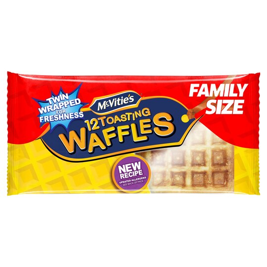 Mcvitie's 12 Toasting Waffles 300G Tesco Groceries