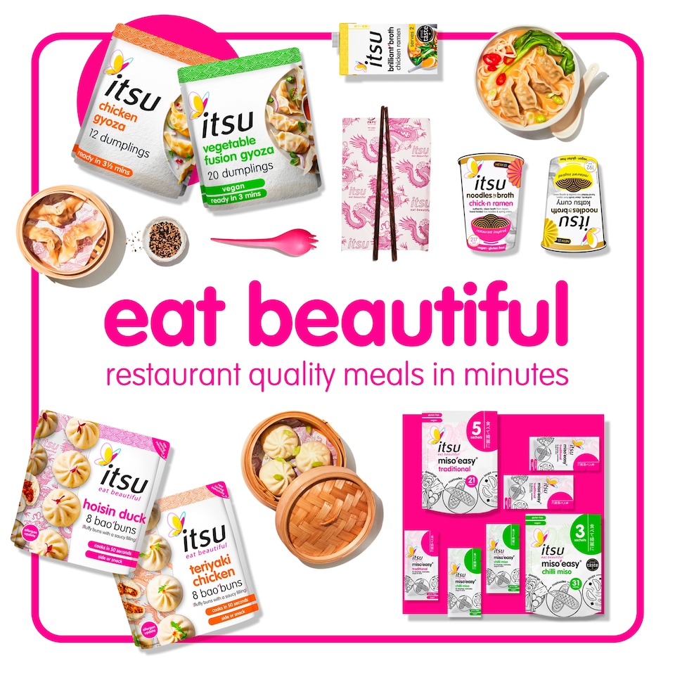 image 1 of itsu chilli miso easy soups 5 Sachets 100g