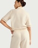 image 3 of The F&F Edit Pure Cotton Embroidered Lace Trim Co-ord Shirt in Cream
