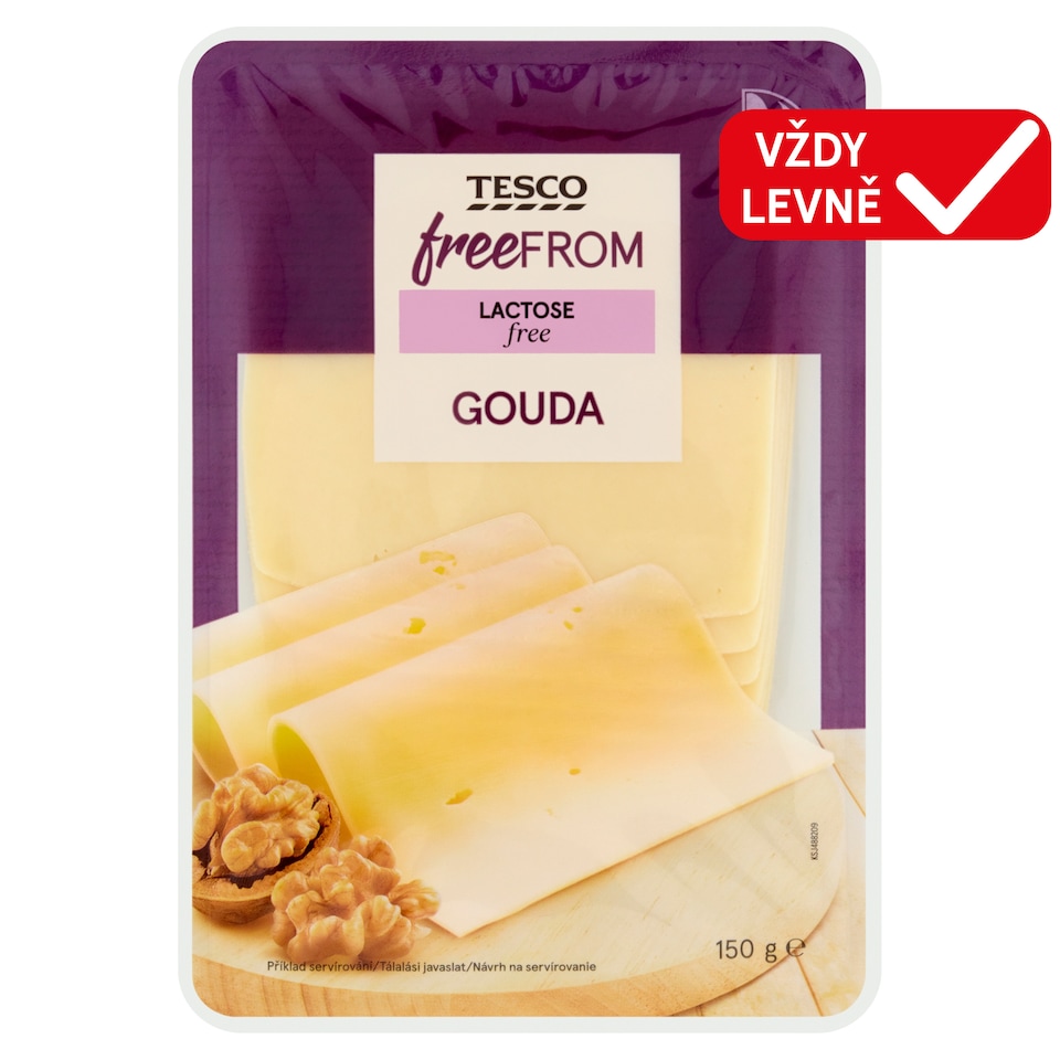 Tesco Free from Gouda 150g