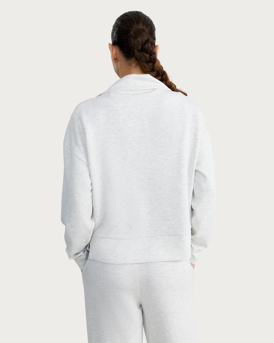 image 1 of F&F Active AFTERCLASS Half Zip Co-ord Sweatshirt in Grey