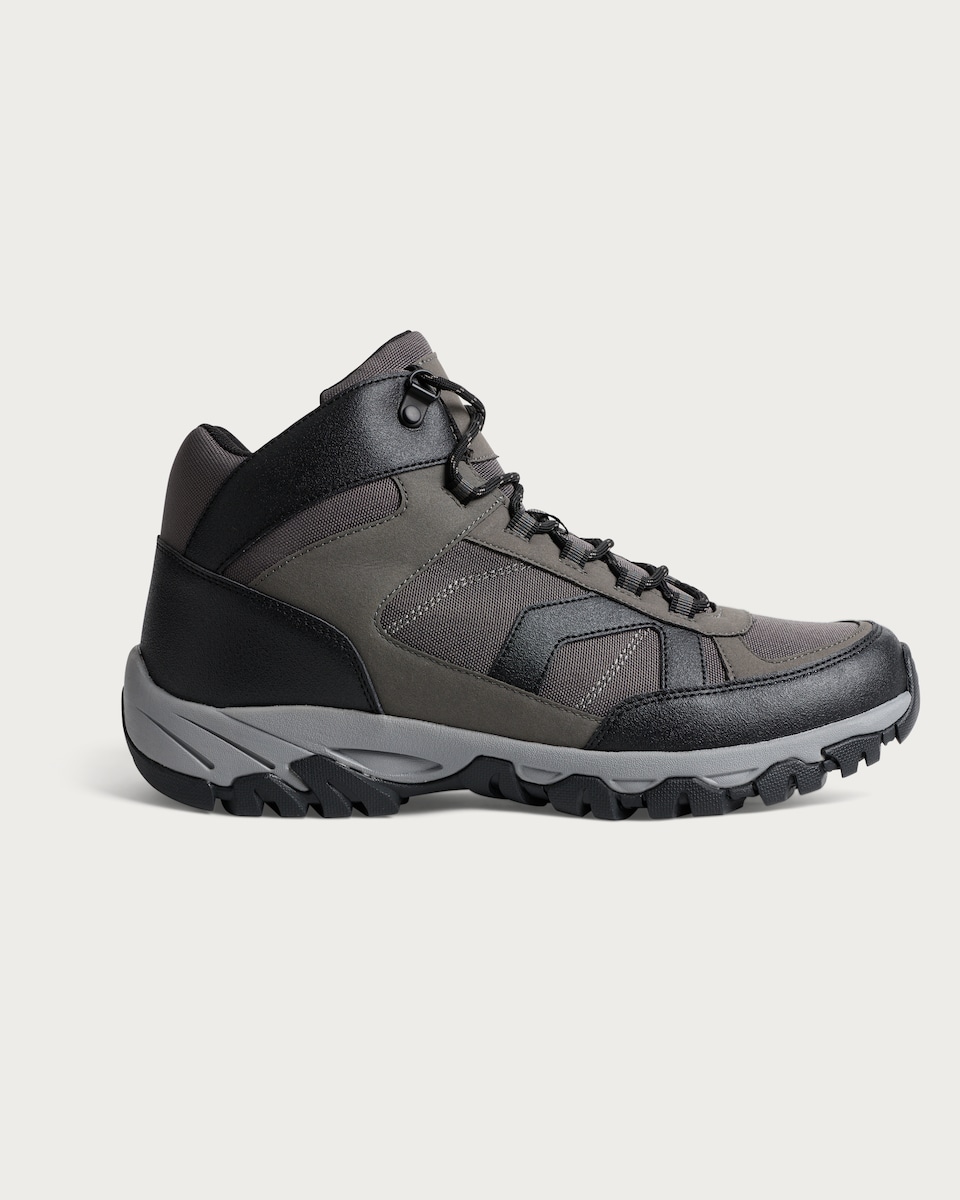 image 1 of F&F Lace-Up Hiking Boots in Black