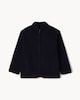 image 3 of F&F School Unisex Zip Up Fleece Jacket in Navy