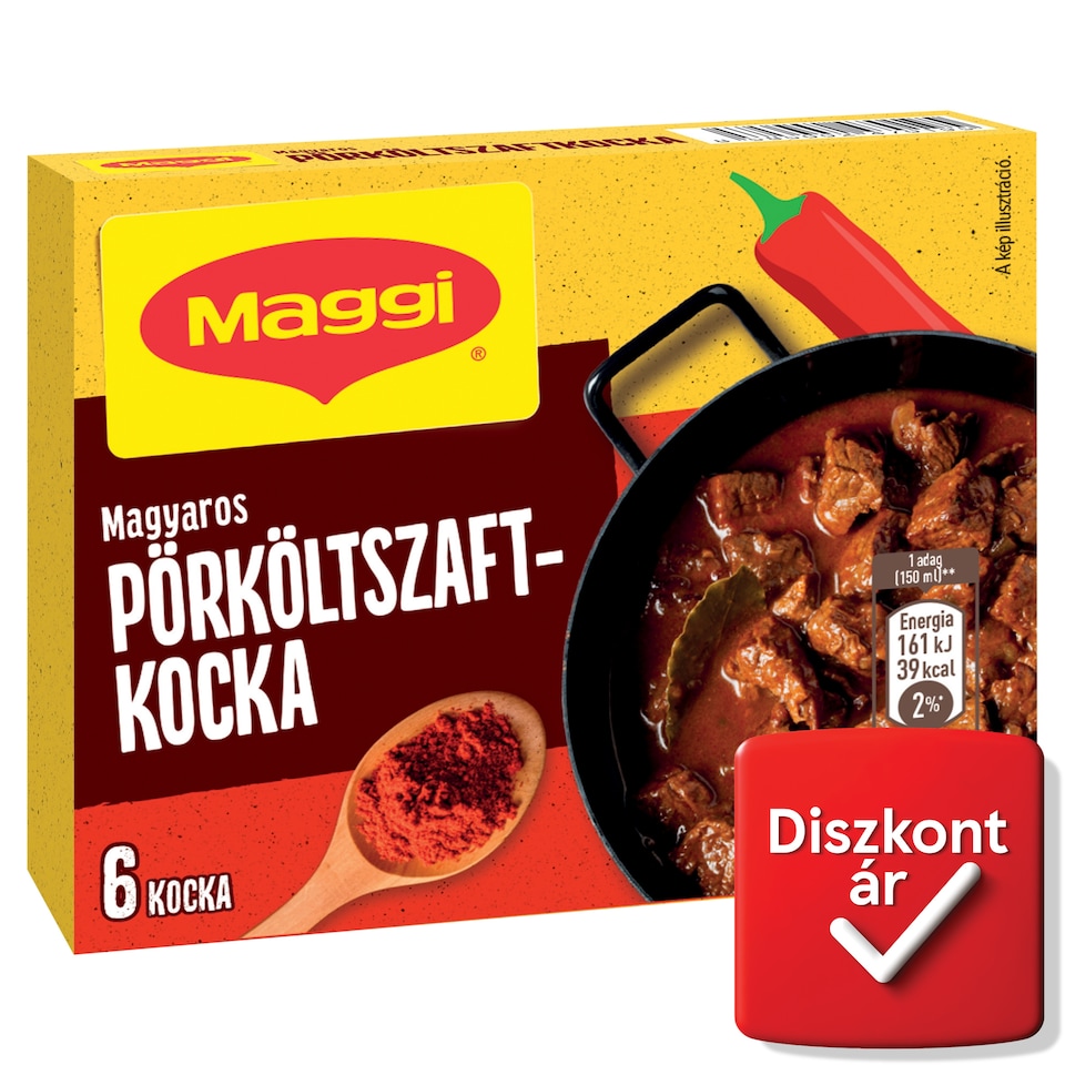 Maggi magyaros pörköltszaftkocka 6 x 10 g (60 g)