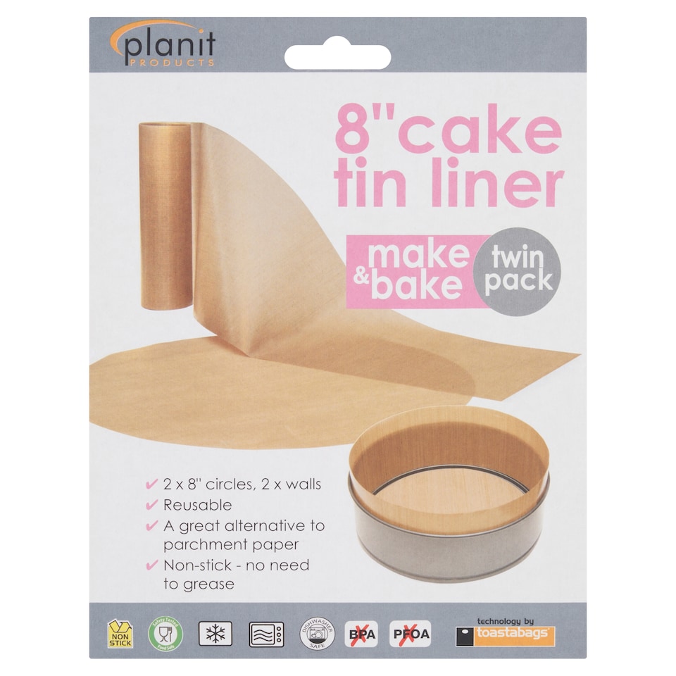 Toastabags 8" Cake Tin Liners Twin Pack
