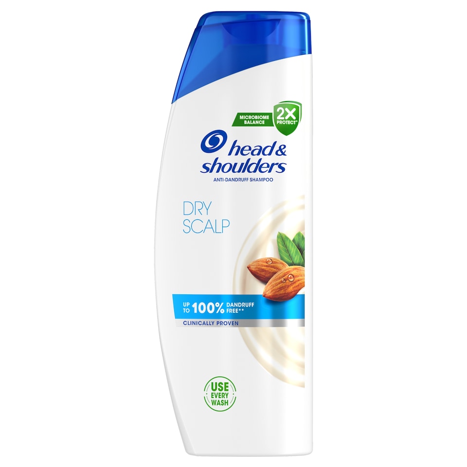 Head & Shoulders Dry Scalp korpa elleni sampon 400ml napi használatra. Bármely hajtípusra 1. kép