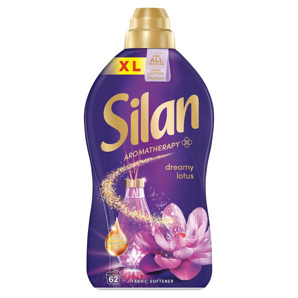 Silan Aromatherapy Dreamy Lotus textilöblítő koncentrátum 62 mosás 1364 ml