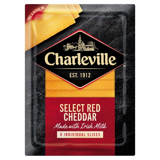 Charleville Select Red Cheddar Slices 160G