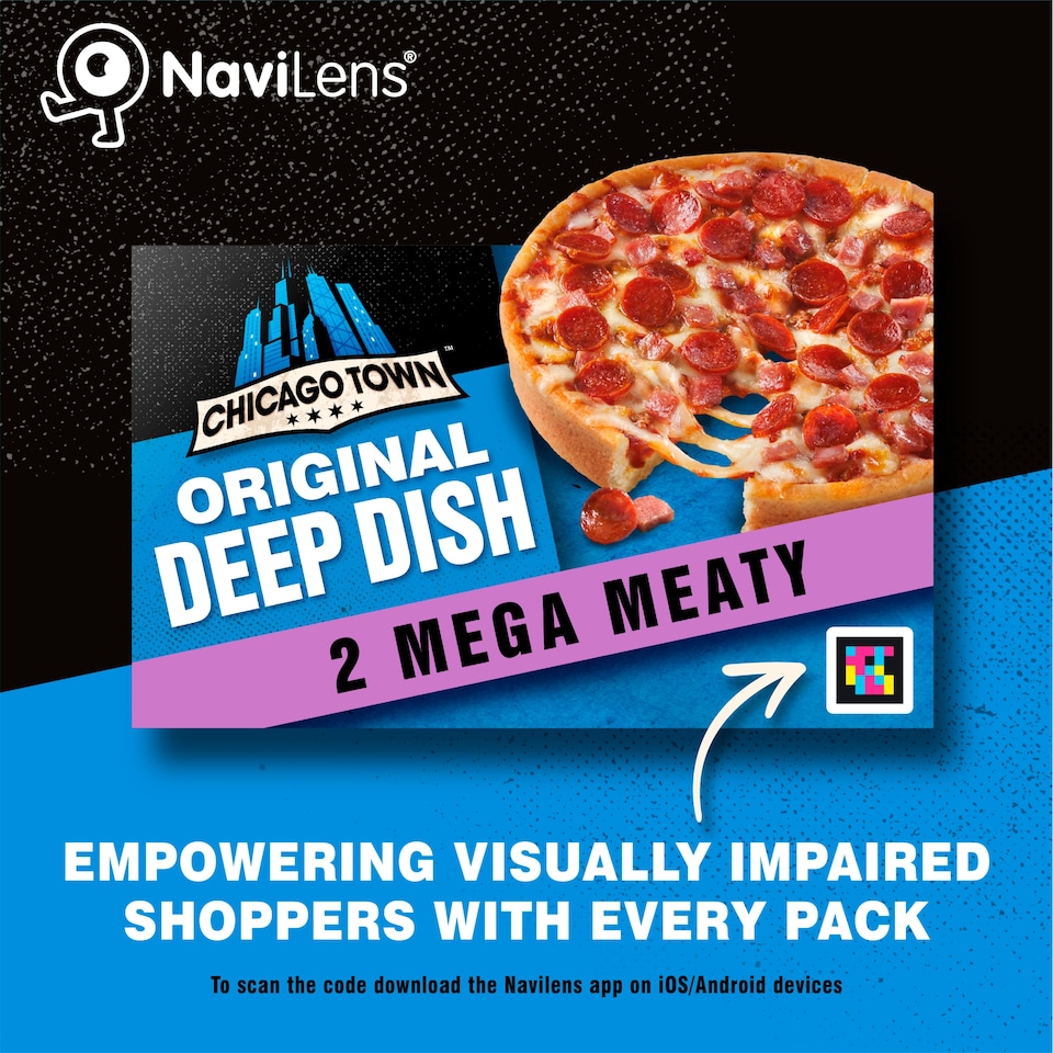image 1 of Chicago Town Deep Dish Mega Meaty Pizzas 2 X 157G
