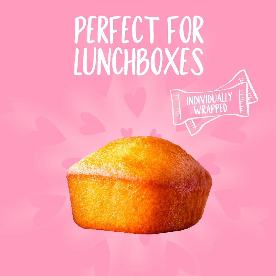 image 1 of Mrs Crimbles Gluten Free 5 Gloriously Gooey Strawberry Sponge Cakes 175g