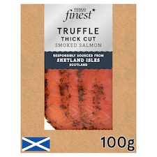 Tesco Finest Truffle Thick Cut Smoked Salmon 100g