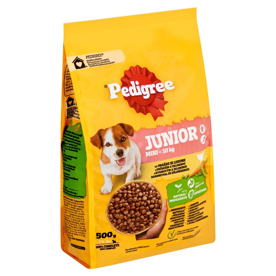 Obrázek 1 pro produkt Pedigree Junior Mini s drůbežím a zeleninou 500g