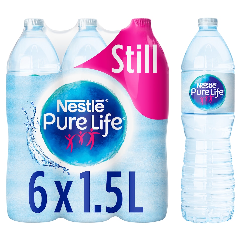 image 1 of Nestle Pure Life Still Spring Water 6 x 1.5L