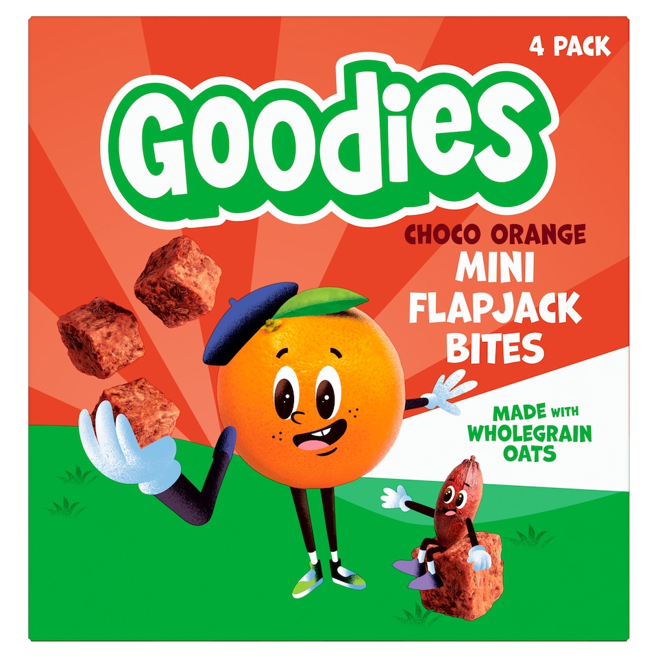 image 1 of Goodies Choco Orange Mini Flapjack Bites 4x23g