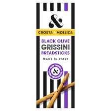 Crosta & Mollica Grissini Olive Breadsticks 140G
