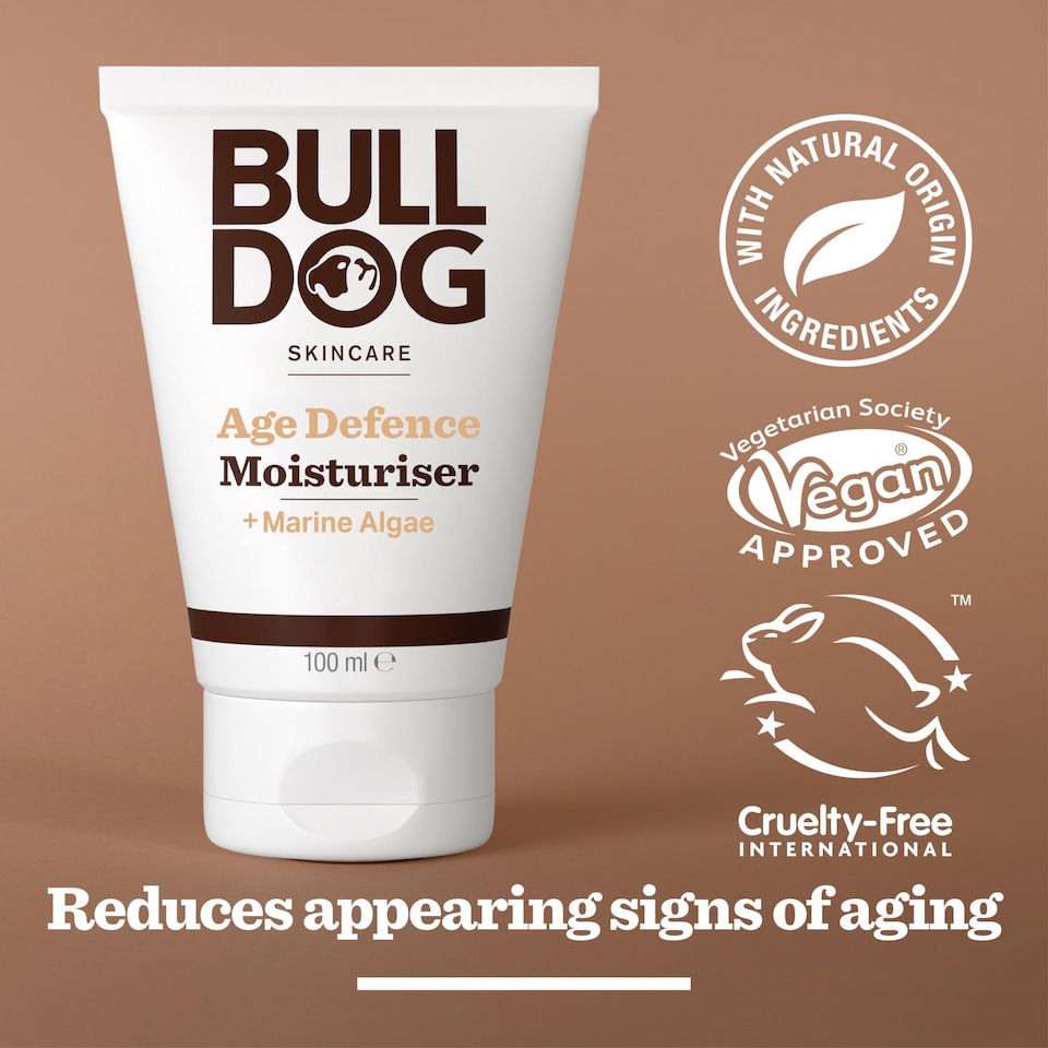 image 1 of Bulldog Skincare Age Defence Men's Face Moisturiser 100ml