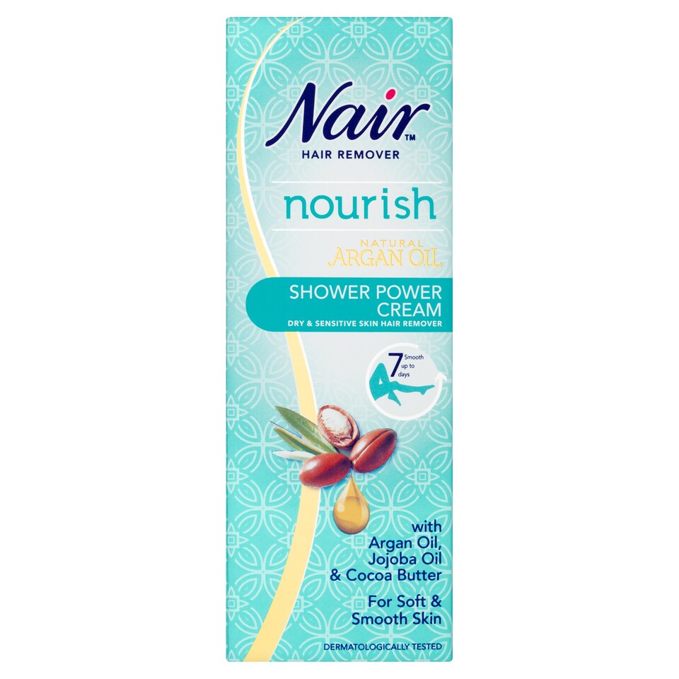 Nair Argan Oil Dry And Sensitive Shower Power Cream 200Ml