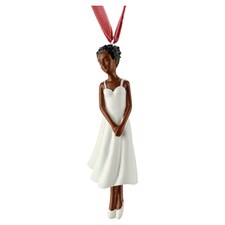TESCO MARCH MUSES ANGEL RESIN HANGING DECORATION
