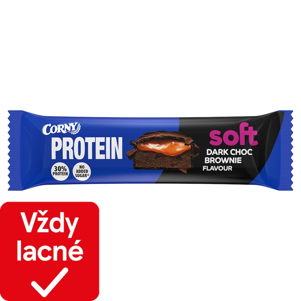 obrázok 1 z CORNY SOFT proteínová tyčinka horká čokoláda-brownie 45 g