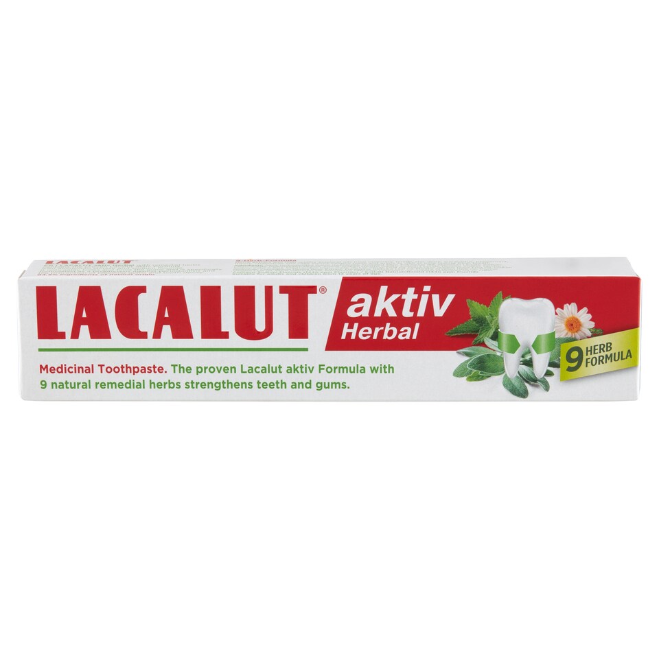 Lacalut aktiv Herbal fogkrém 75 ml  1. kép