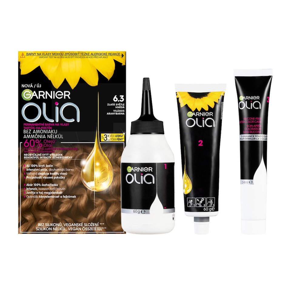 Garnier Olia permanentná farba na vlasy 9 .0 Svetlá blond, 60 +60 +54 ml