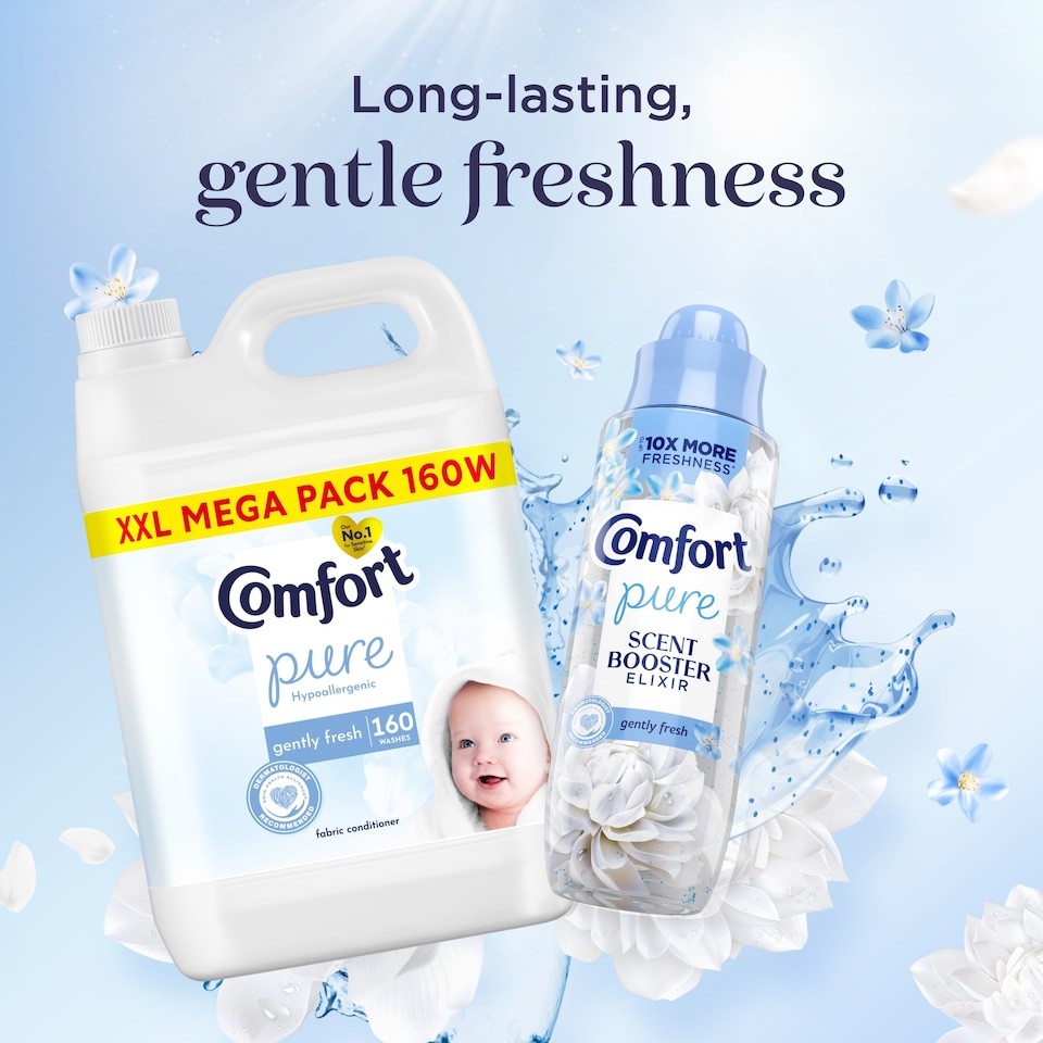 image 1 of Comfort Fabric Conditioner Pure for Sensitive Skin 160 Washes 4800ml
