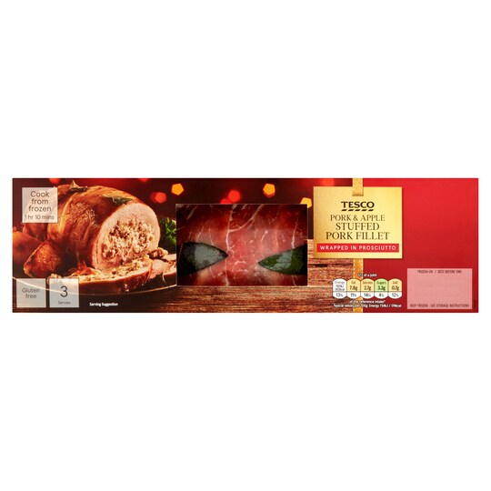 T. Stuffed Pork Fillet In Prosciutto 600g Tesco Groceries