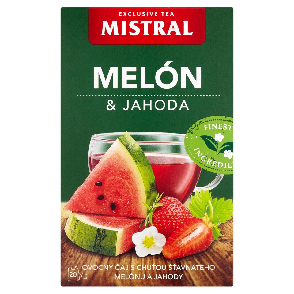 obrázok 1 z Mistral Melón & jahoda ovocný čaj 40 g