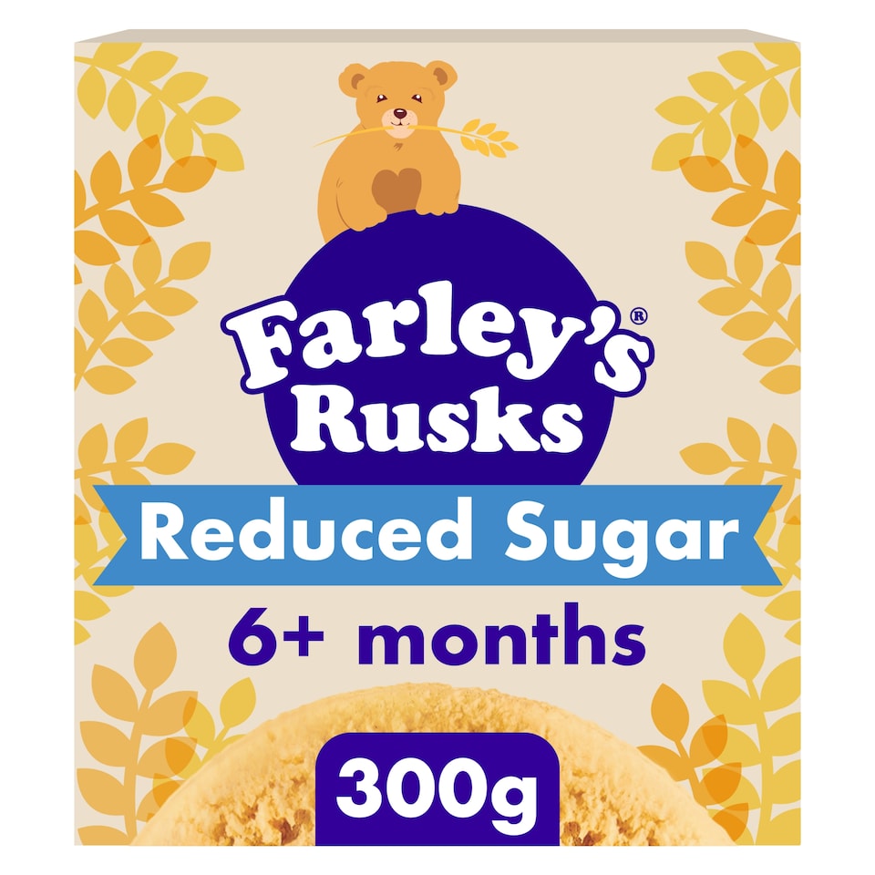 image 1 of Farleys Rusks Reduced Sugar Baby Food Snack 300g