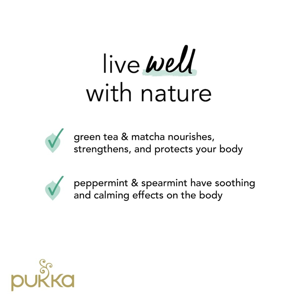 image 1 of Pukka Organic Mint Matcha 20 Tea Bags 30G
