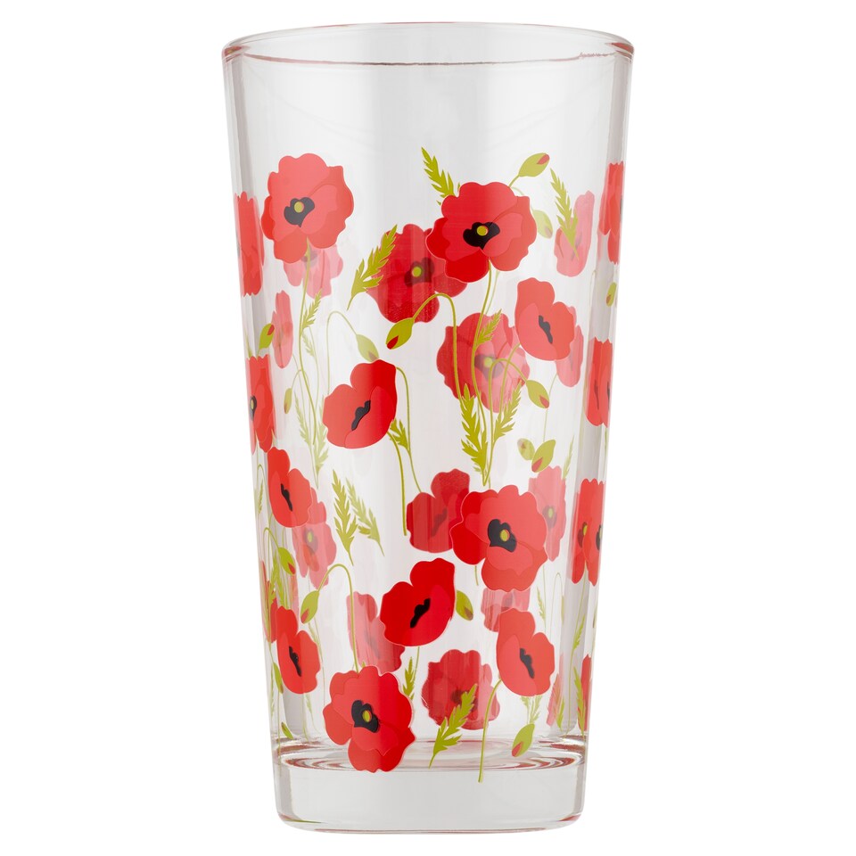 Pohár s makovým květem 370 ml