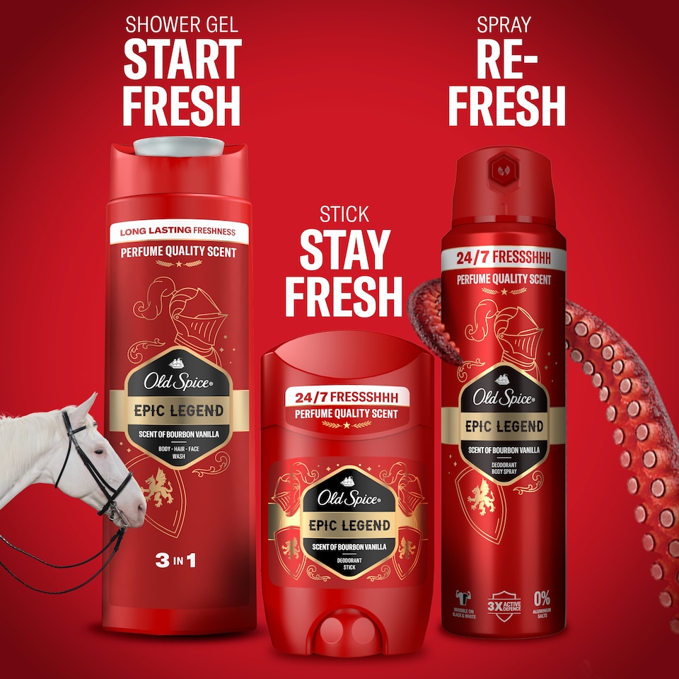 image 1 of Old Spice Epic Legend Men’s Deodorant Body Spray 200ml