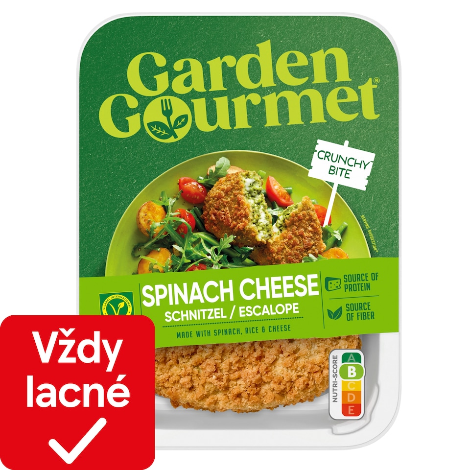 Garden Gourmet Špenátovo-syrový rezeň vegetarian 180 g 