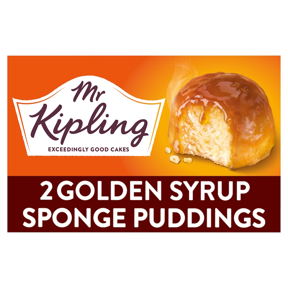 Mr. Kippling Sponge Pudding Golden Syrup 2X95g