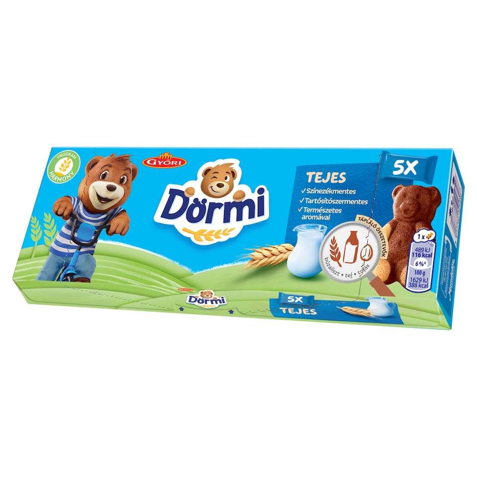 Dörmi Sponge Cake Filled With Milk Cream 5 X 30 G (150 G)