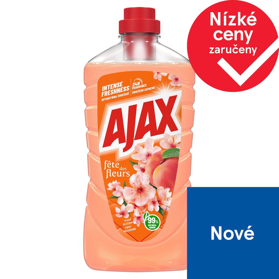 image 1 of Ajax Fête des Fleurs Peach Blossom univerzální čistící prostředek 1000ml