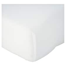 F&F Home White Cotton Cooling Fitted Sheet Super King