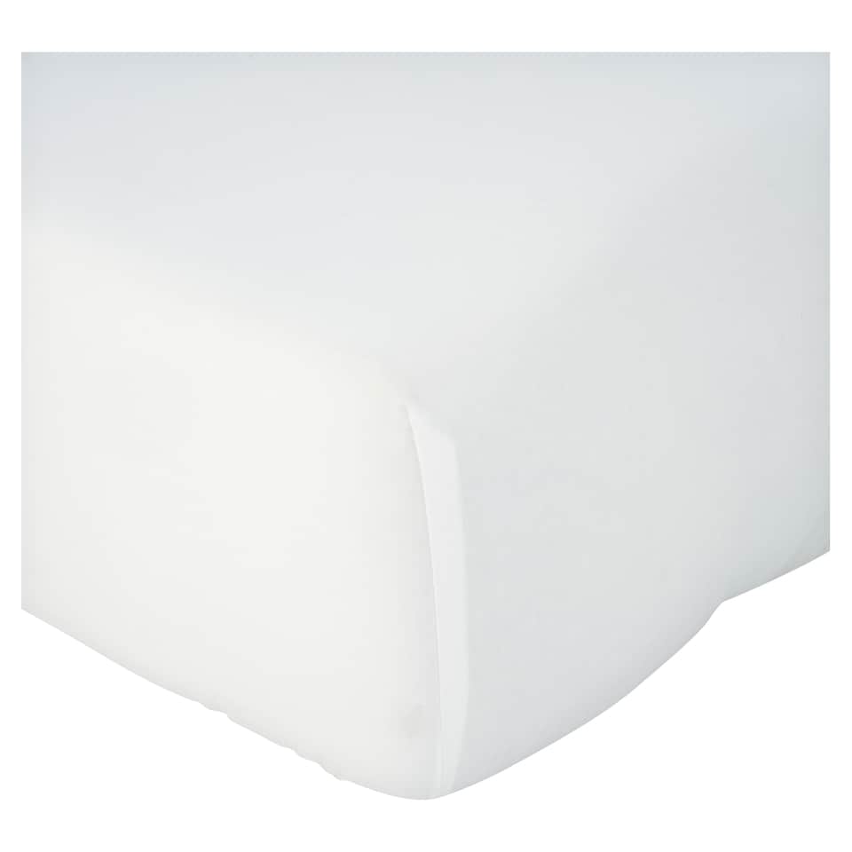 F&F Home White Cotton Cooling Fitted Sheet Super King