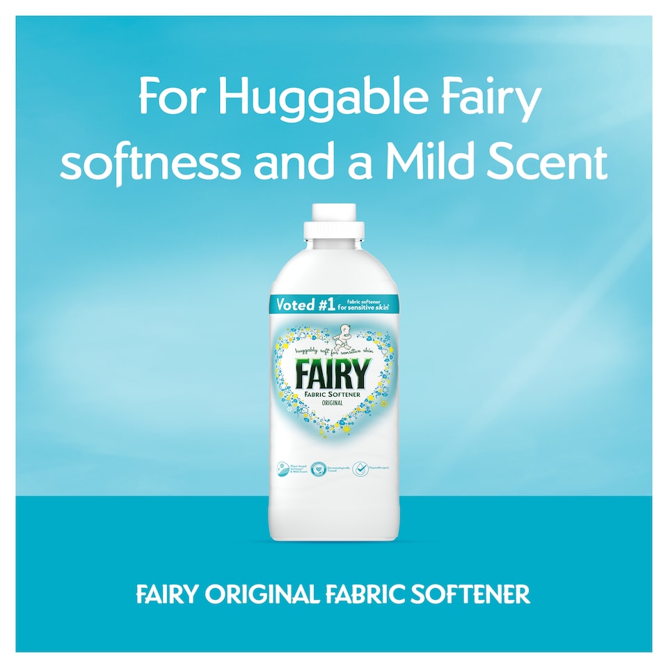 image 1 of Fairy Original Fabric Softener 55 Washes 1.815L