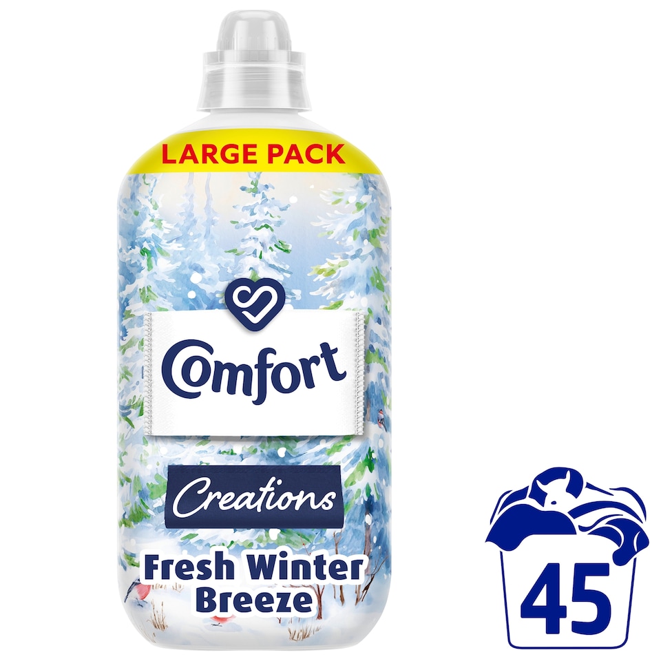 image 1 of Comfort Creations Fresh Winter Breeze Fabric Conditioner 45 Washes 1350ml