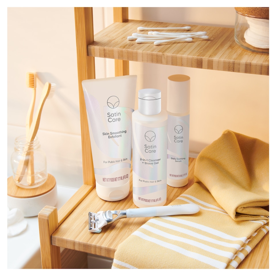 image 1 of Venus For Pubic Hair, 2-in-1 Cleanser + Shave Gel 190ml