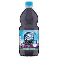 Mi Wadi No Added Sugar Double Concentrate Blackcurrant 1Ltr