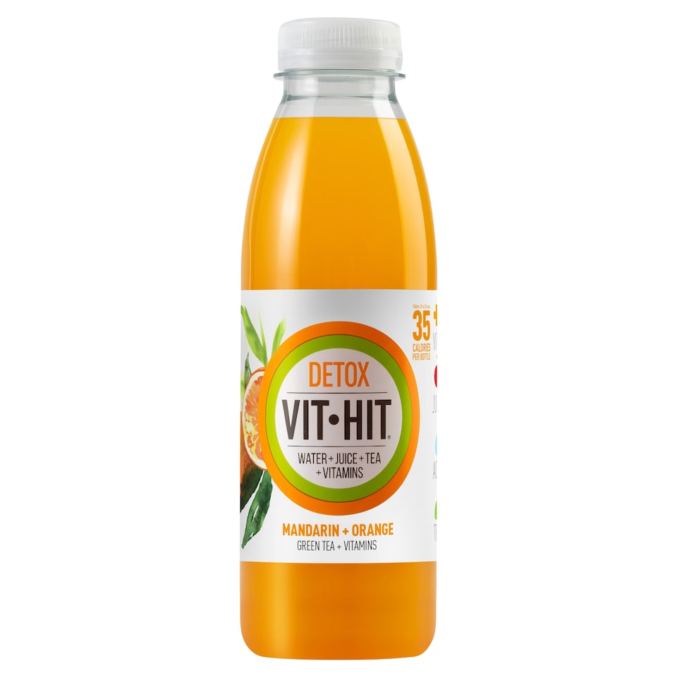 Vit Hit Detox Mandarin And Orange Juice Drink 500Ml