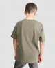 image 3 of F&F Boys Pure Cotton Slogan Short Sleeved T-Shirt in Khaki