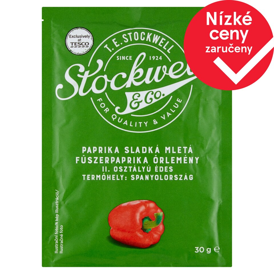 Stockwell & Co. Paprika sladká mletá 30g