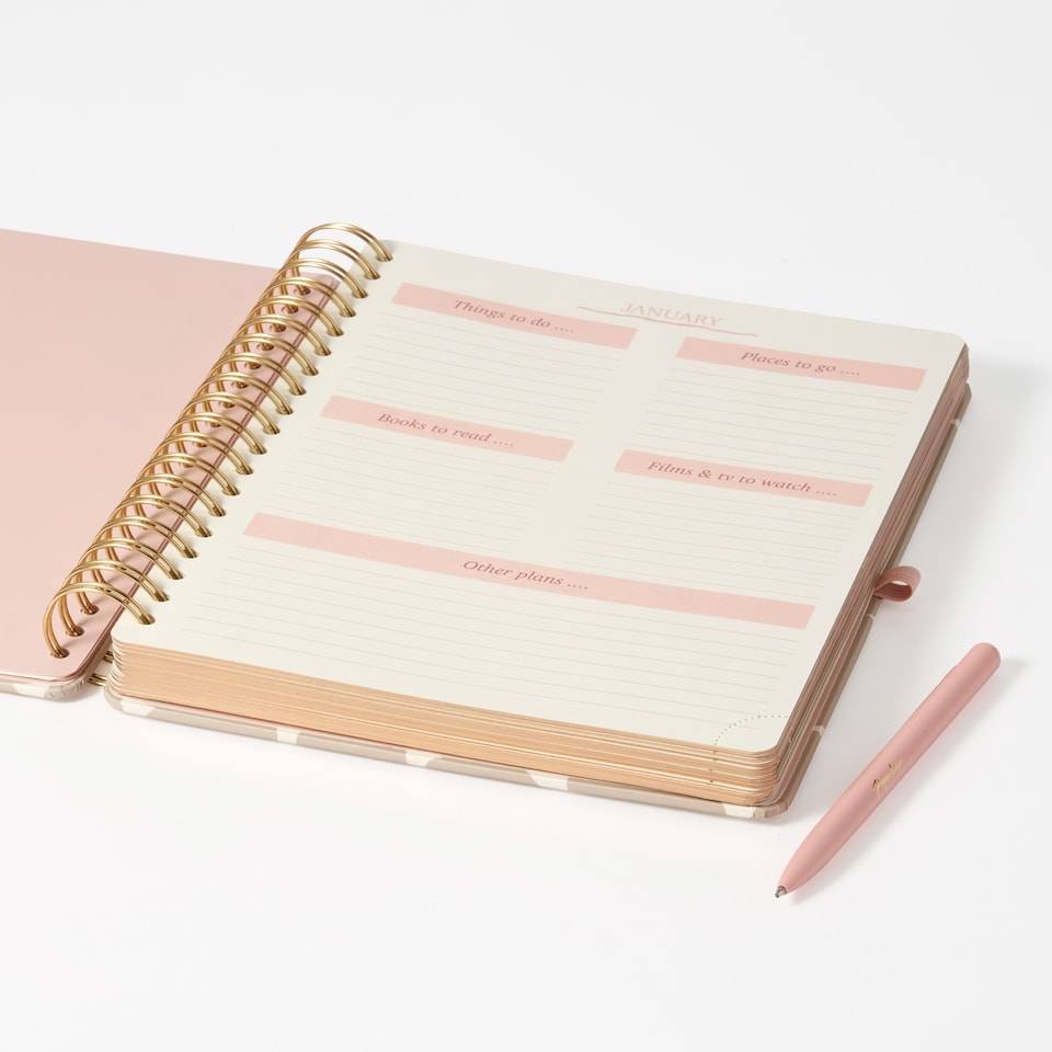 image 1 of Paperchase Timeless 8x10  Wiro Annual 2025 Organiser