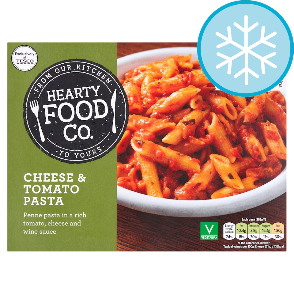 Hearty Food Co Cheese & Tomato Pasta 400G